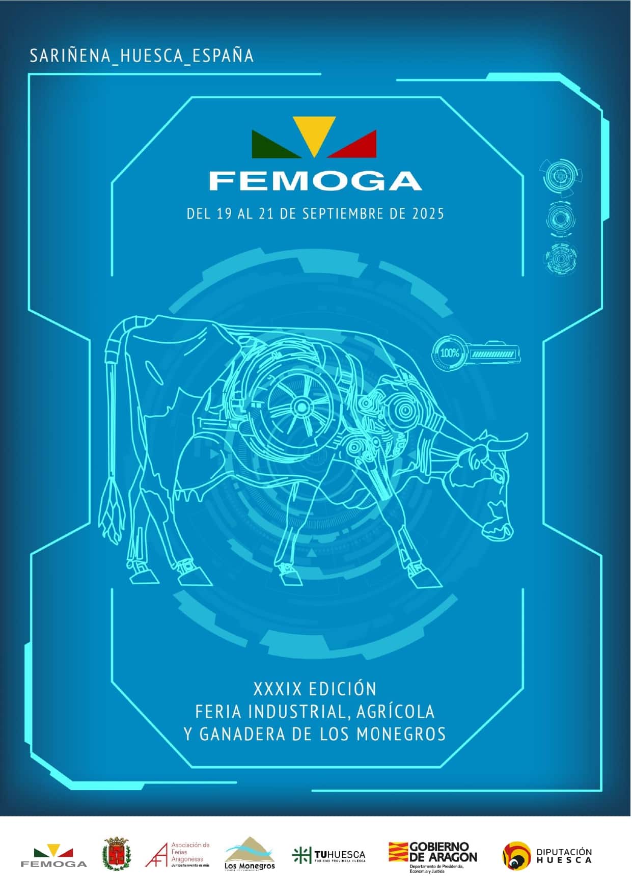 Cartel Femoga con logos Cartel Femoga con logos